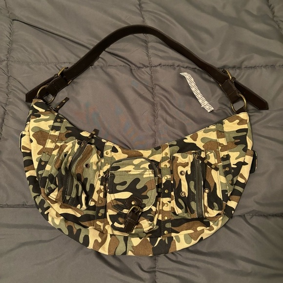 Urban Outfitters Handbags - Urban Outfitters Cargo Camo Hobo Bag